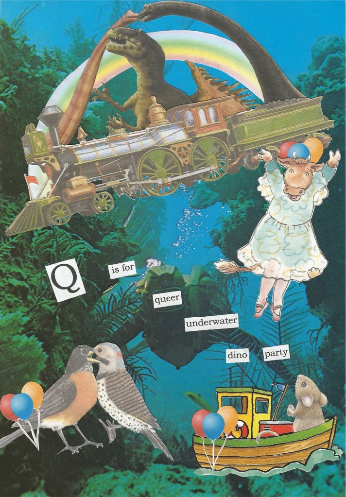 Q is for Queer Underwater Dino Party 2